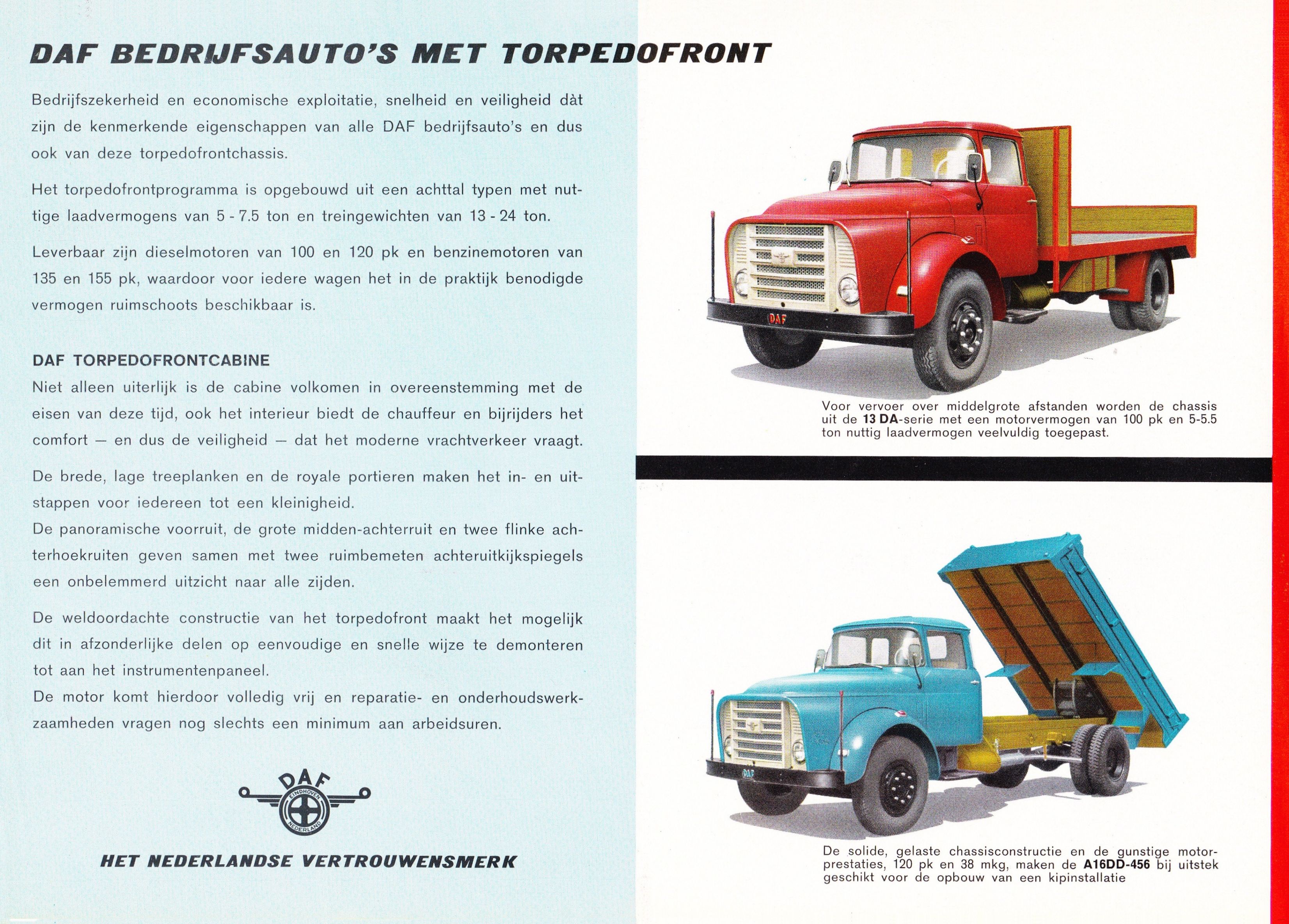 1966 Daf Torpedofront Brochure